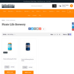 Pirate Life Brewing Pale Ale (24x 355ml) $64.99 , $74.99 IPA (24 x 355ml) + Metro Shipping from $6.99 @ HelloDrinks