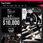$15 off Your First Purchase over $100 at Tragic Beautiful (Gothic and Alternative Online Store - Demonia Shoes, Lime Crime etc)