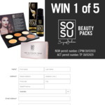 Win 1 of 5 SOSU Beauty Prize Packs Worth $202.52 from Seven Network