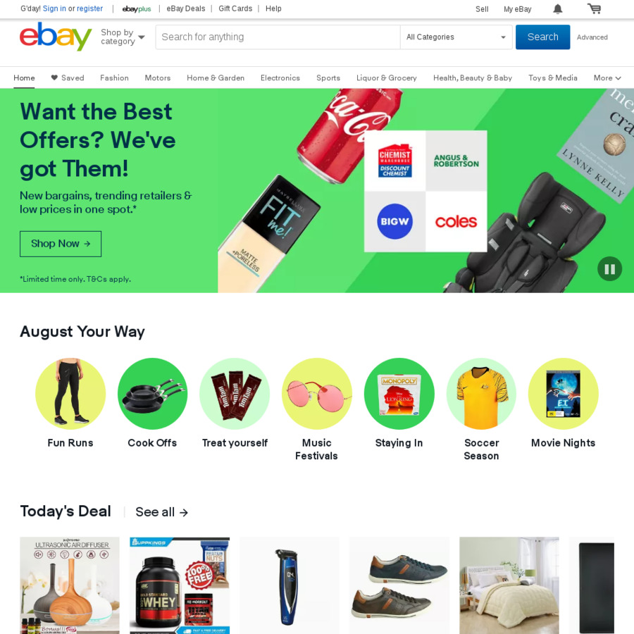 10% off All Eligible Items @ eBay (No Min Spend, $500 Max Discount ...