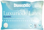 Dunlopillo Luxurious Latex Medium Profile Classic Pillow $69 @ Harvey Norman