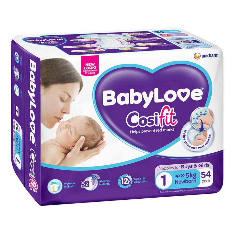 BabyLove Cosifit Nappies (Various Sizes and Quantities) $10 + Delivery ...