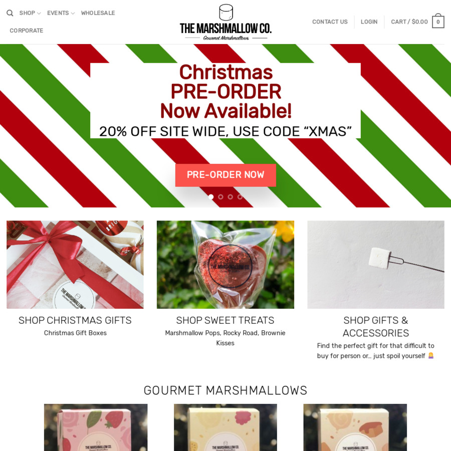 20 off Sitewide on Gourmet Marshmallows The Marshmallow Co OzBargain