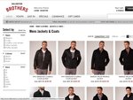 Mens Wool Melton Jackets & Leather Look Jackets Delivered for $41 ($49.99 NZD) at Hallensteins