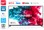 Kogan 55" Smart HDR 4K LED TV Android TV (Series 9, XU9210) $529 (RRP $629) + Shipping @ Kogan