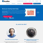 3000 Bonus Qantas Points When You Book a Hearing Test (Ages 26 and Over) @ Audika