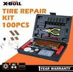 X-BULL 100pcs Tire Repair Kit Puncture Motorcycle Tubeless Car Auto Vehicle 4WD $38.90 @ Maixiang via eBay