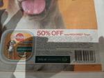 50% off Pedigree Dog Food (Not for Human Consumption) at Woolies