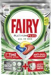 Fairy Platinum Plus Dishwasher Tablets Lemon, 45 Tablets $17.50 + Delivery ($0 with Prime/ $39 Spend) @ Amazon AU
