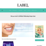 Win an Oral-B 3DWhite Whitening Strips Pack from Label Magazine