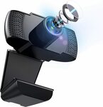Webcam with Microphone, 1080P Full HD $27.29 + Delivery ($0 with Prime/ $39 Spend) @ AMIR&ORIA Direct via Amazon AU