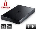 Iomega Prestige 1TB Portable Hard Drive USB 3.0 $129.95 COTD