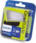 Philips OneBlade Replacement Blade 2 Pack $31.46 ($28.31 S&S) + Delivery (Free with Prime / $39 Spend) @ Amazon AU
