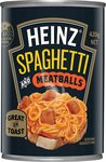 Heinz Spaghetti & Meatballs, Spag. & Sausage, Beans & Saus. $1.8ea ($1.62 S&S) + Delivery ($0 with Prime/ $39 Spend) @ Amazon AU