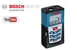 BOSCH DLE 70 Laser Distance Measure $139 + $10 Shipping
