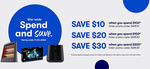 Save $30 on $200 Spend, $20 on $150, $10 on $100 (Some Product Exclusions) @ BIG W