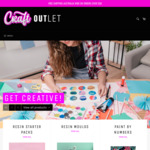Arts & Craft Supplies 10% off First Order with Sign up + $10 Delivery ($0 with $50 Order) @ Craft Outlet Australia