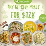[NSW, VIC, QLD] 18  Pre-Made Meals $128 Delivered @ Cooked Up