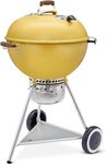 Weber 70th Anniversary 57cm Kettle (Hot Rod Yellow $855.57, Rock N Roll Blue $838.84) Delivered @ Amazon US via AU