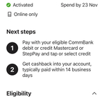 Commbank Rewards: $10 Cashback When You Spend $100 or More @ Special Gift Cards