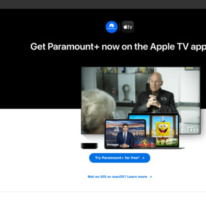 7-Day Free Trial to Paramount Plus on Apple TV (New Customers Only) @ Apple