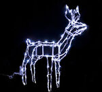 [eBay Plus] Christmas Lights 100 LEDs Outdoor Solar Standing Reindeer $23.20 Delivered @ Outbax eBay