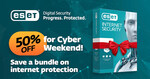 ESET 50% off 1/2/3 Year and 1-10 Devices from CAD$20 (~A$22.16) @ ESET Canada