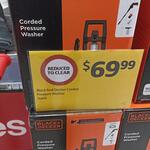Black & Decker Pressure Washer $69.99 (in-Store Only, Save $30) @ Coles