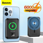 Baseus 20W 6000mAh Magnetic Wireless Charging Power Bank - Black $32.79 Delivered @ Baseus Official Store eBay