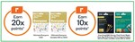 20x Everyday Rewards Points on Ultimate Everyone Gift Card | 10x Points on VISA OnlyONE Category Gift Card @ Woolworths