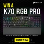 Win a Corsair K70 RGB Pro Mechanical Gaming Keyboard Worth $290 from PLE Computers