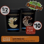 Connoisseur Ice Cream 1L Varieties 2 for $10 @ Foodworks (Excludes WA & TAS)