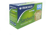 Hercules Click Zip Sandwich Bags 100-Pack $2.80 (RRP $5.25) @ Coles