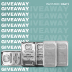Win 1 of 5 5 Oz Silver Bars from Investor Crate
