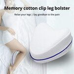 Orthopedic Knee & Leg Memory Foam Pillow with Cotton Zip Cover US$6.13/A$9.94 + Delivery (RRP $28.26) @ GeForest AliExpress