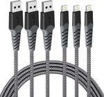 AHGEIIY iPhone Apple MFi Certified Lightning Cable 1m 3-Pack $10.19 + Delivery ($0 with Prime/$59 Spend) @ AHGEIIY-Au via Amazon