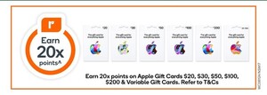20x Flybuys Points with Apple Gift Card (Limit 45,000 Pts/Account, Excludes  $20 GC) @ Coles : r/OzBargain
