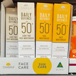 Ombra Daily Defence SPF50+ Face Moisturiser Untinted or Light Tint 60ml $3.99 @ ALDI