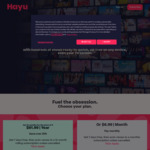 Hayu Yearly Plan ₺264.99 (~A$12.65) @ Hayu Turkey (VPN Required)