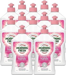 Morning Fresh Vanilla Rose Soft Hands Dishwashing Liquid 350ml 12-Pack $26.88 + Delivery ($0 with Prime / $59 Spend) @ Amazon AU