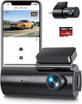 GKU 4K Wi-Fi Dash Cam, Dual Front & Rear 2.5k+1080P, Night Vision, with 64GB SD $107.97 Delivered @ Vision Cam Tek Amazon AU