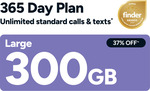 Kogan Mobile 365-Day Prepaid Plan (SIM, eSIM, Recharge) 200GB $139, 300GB $169 Delivered @ Kogan Mobile