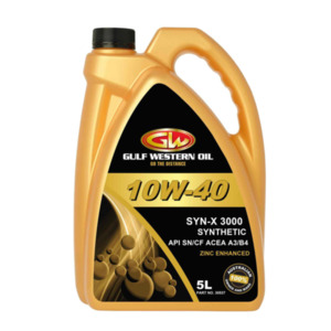 Gulf Western SYN-X 3000 10W-40 Engine Oil 5L $16.99 (RRP $49) C&C/ in-Store Only @ Autobarn