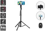 [Kogan First] Adjustable Camera/Phone Tripod (up to 160 Cm) with Remote Control $9.99 Delivered @ Kogan