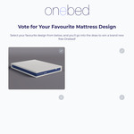 Win a Brand New Onebed Mattress from Onebad