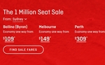 Domestic Fare Sale: e.g. $109 BNE to Proserpine & Ballina to SYD, $119 Gold Coast to SYD & ADL to Kangaroo Island @ Qantas