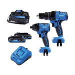 Kincrome Brushless 18V Hammer Drill +Impact Driver Kit +2x2Ah +Bonus 4Ah Batt +lifetime warranty $249 (Club Price) @ SCA