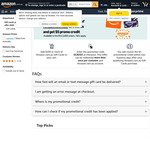 $5 Promo Credit on $200+ Amazon Gift Card Spend (First 2000 Customers) @ Amazon AU