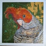 Win an 90 × 90 Cm Embellished Fine Art Print from Kelly Batsiokis