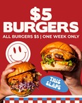[NSW] $5 Burgers (Max 2 Per Person) @ Slaps Sydney, Chippendale